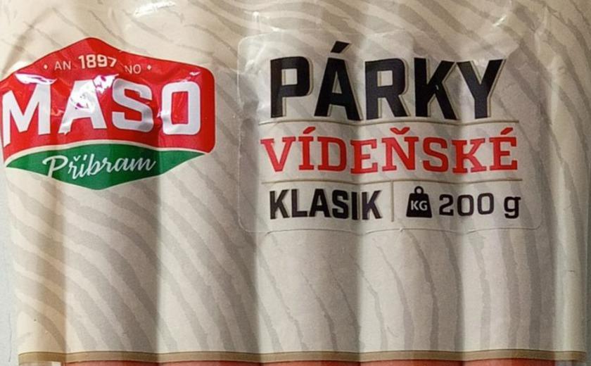 Fotografie - Párky vídeňské klasik Maso Příbram