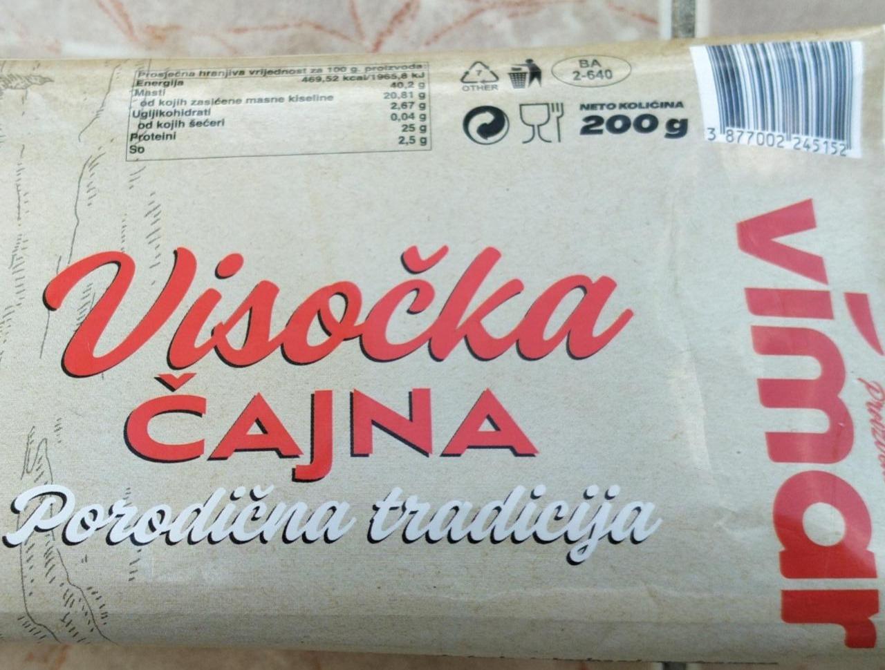 Fotografie - Visočka čajna Vimar