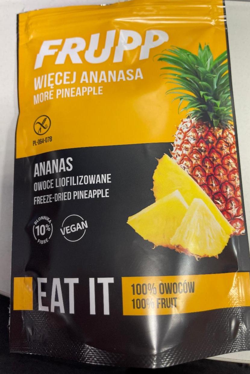 Fotografie - Ananas Owoce Liofilizowane Frupp