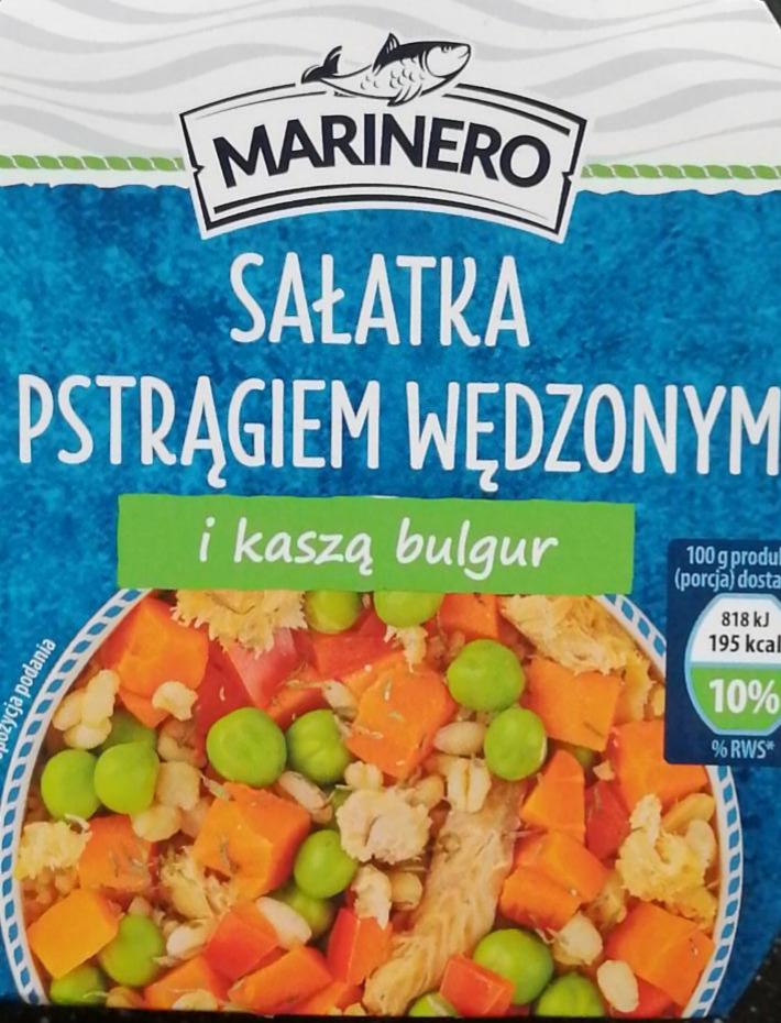 Fotografie - Sałatka z pstrągiem wędzonym i kaszą bulgur Marinero