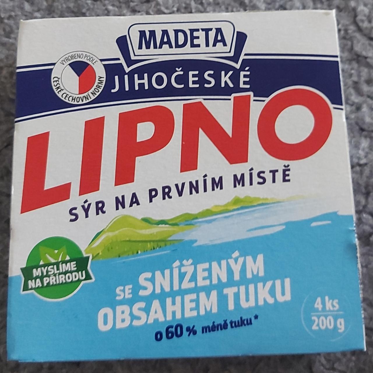 Fotografie - Lipno sýr se sníženým obsahem tuku o 60% Madeta