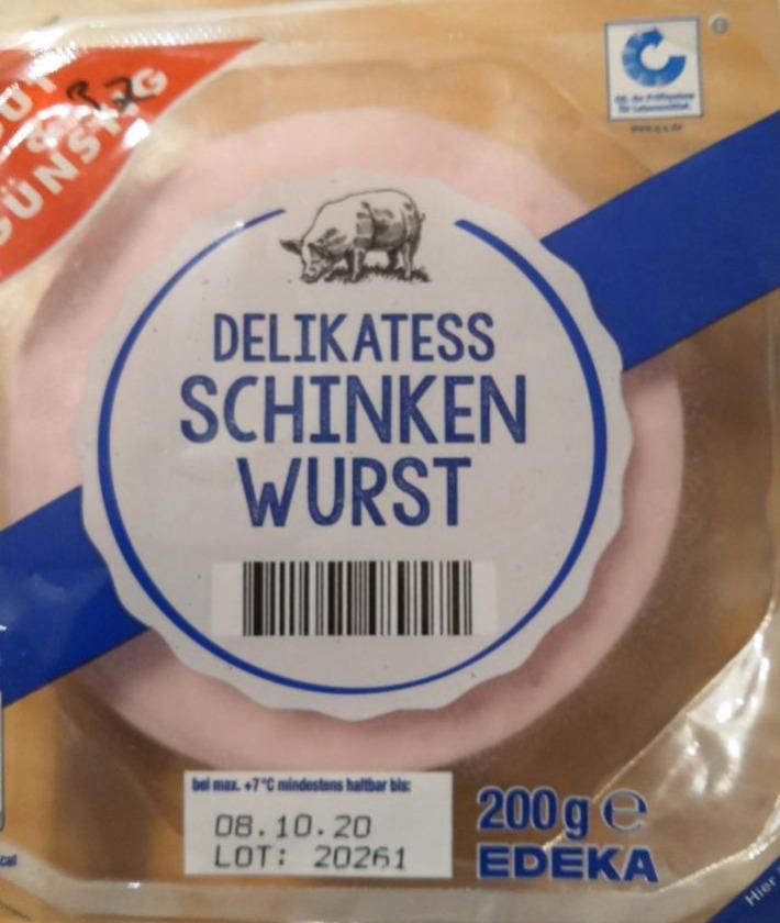 Fotografie - Delikatess Schinkenwurst Gut & Günstig