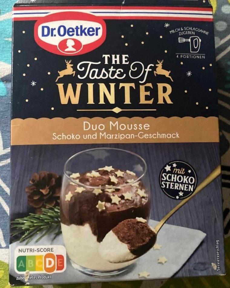 Fotografie - Duo mousse schoko und marzipan-geschmack Dr. Oetker