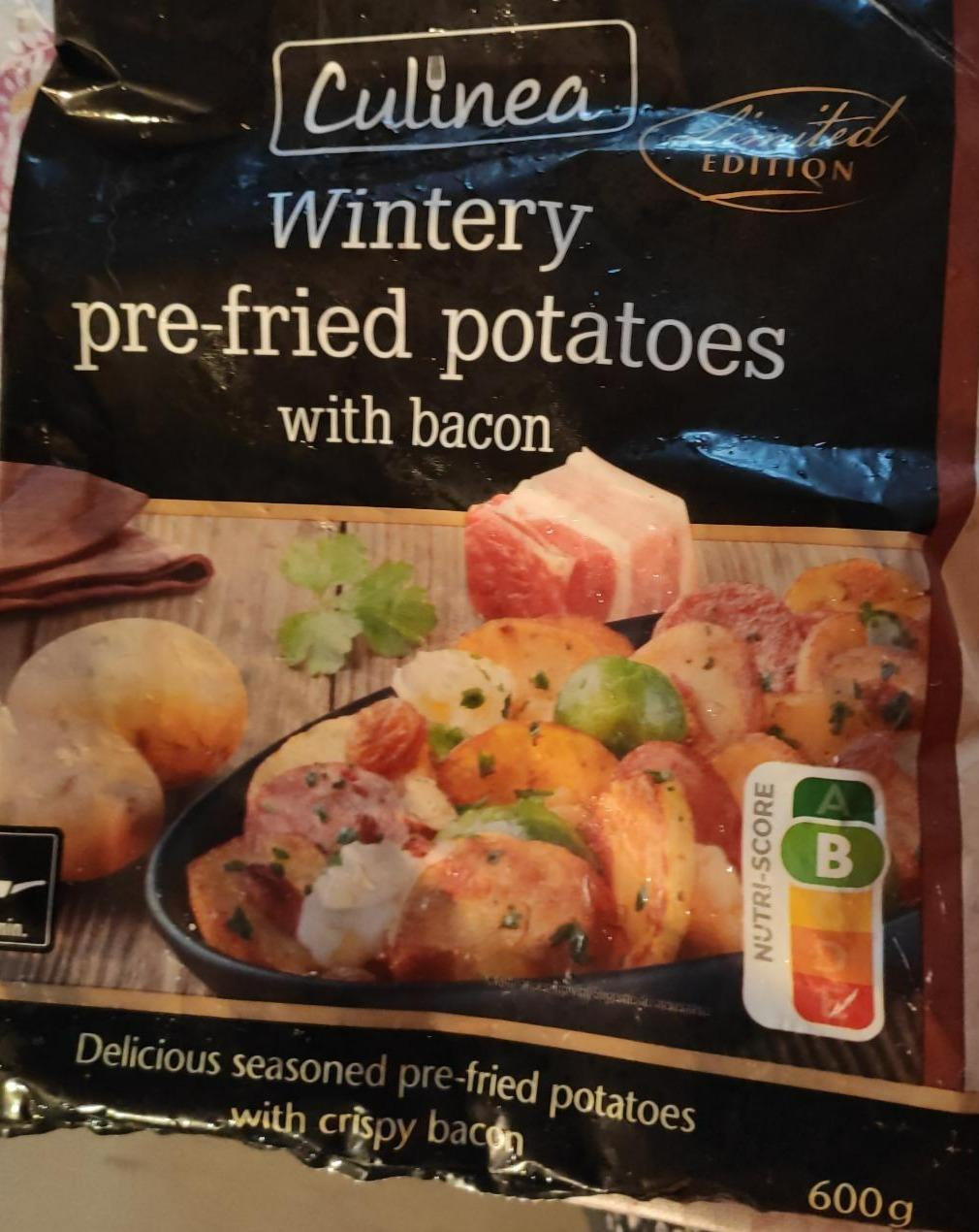 Fotografie - Wintery pre-fried potatoes with bacon Culinea