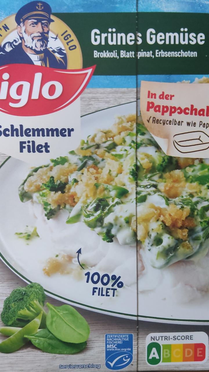Fotografie - SchlemmerFilet Grünes Gemüse - Brokkoli, Blattspinat, Erbenschoten Iglo