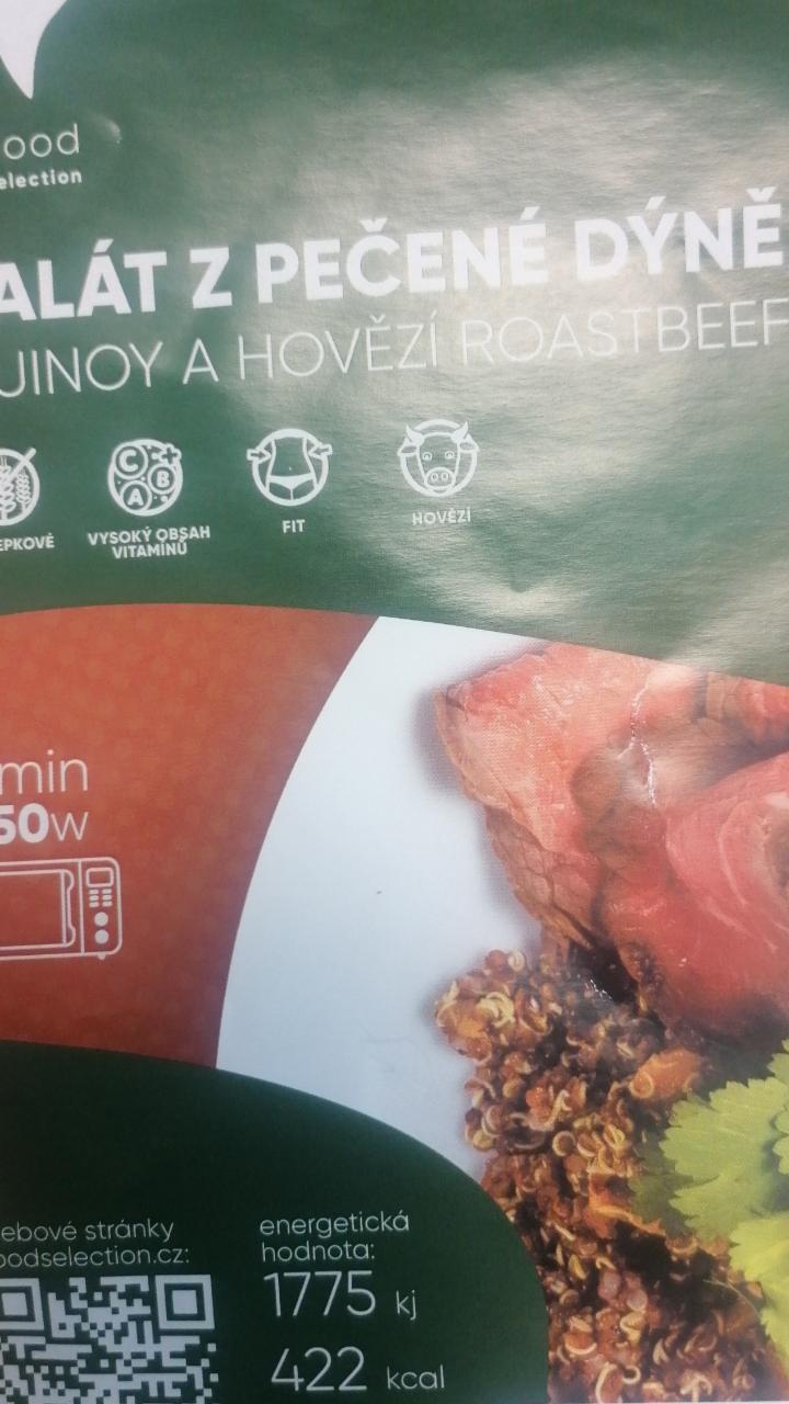 Fotografie - Salát z pečené dýně, quinoy a hovězí roastbeef Office food