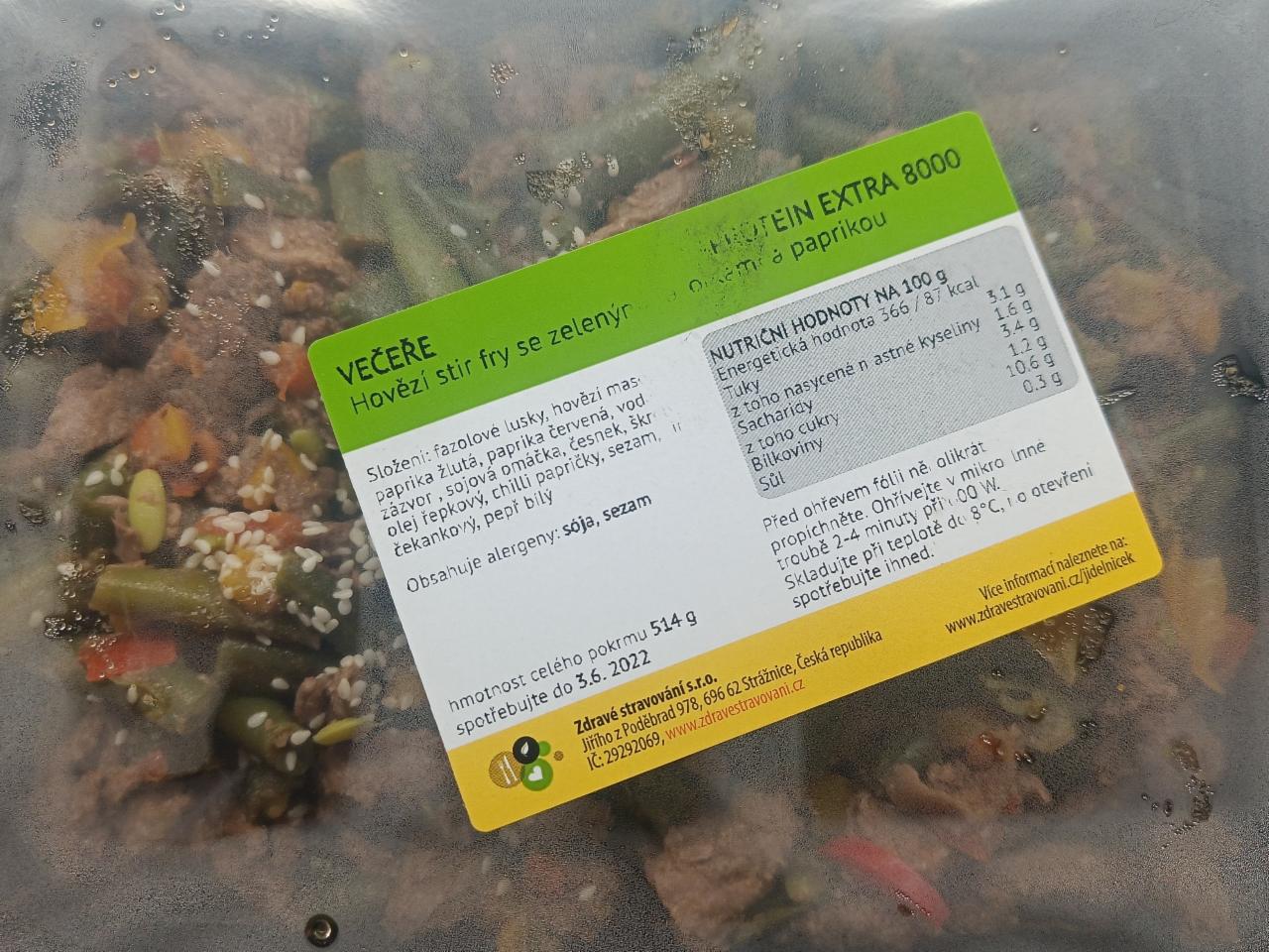 Fotografie - Hovězí stir fry se zelenými fazolkami a paprikou Zdravé stravování