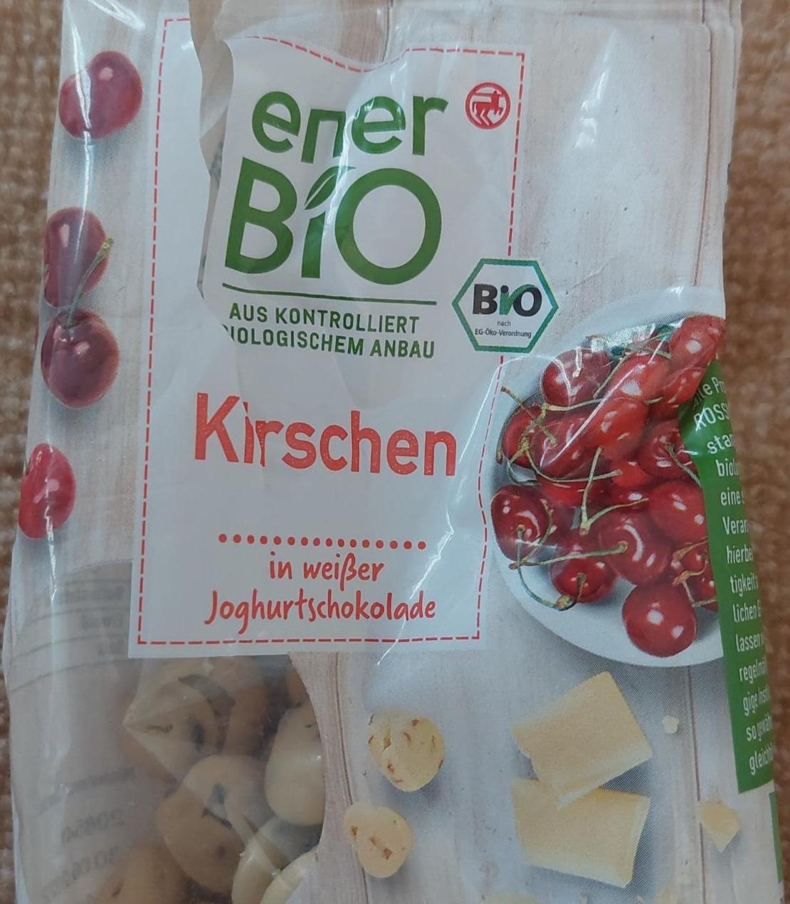 Fotografie - Kirschen in weißer Joghurtschokolade EnerBio