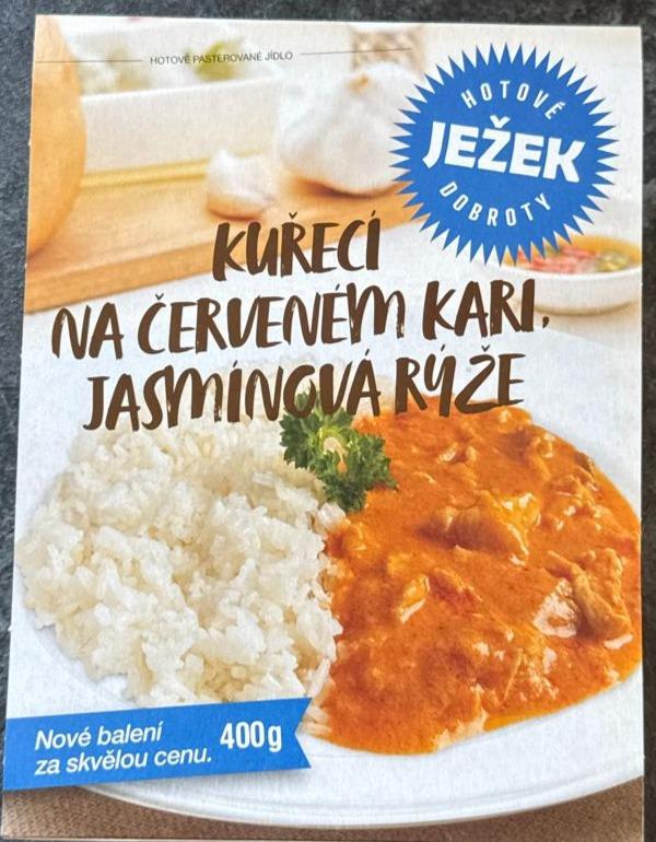 Fotografie - Kuřecí na červeném kari, jasmínová rýže Hotové dobroty JEŽEK