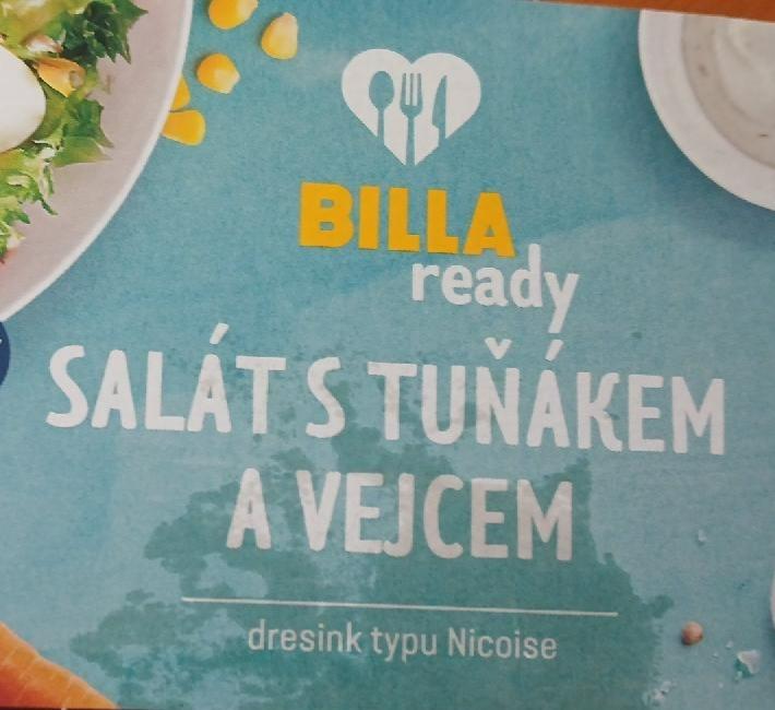 Fotografie - Salát s tuňákem a vejcem dresink typu nicoise Billa ready