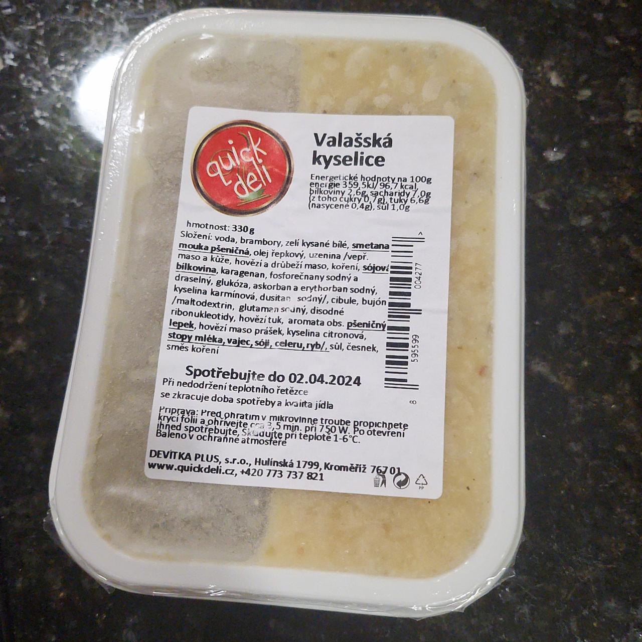 Fotografie - Quick deli valašská kyselice