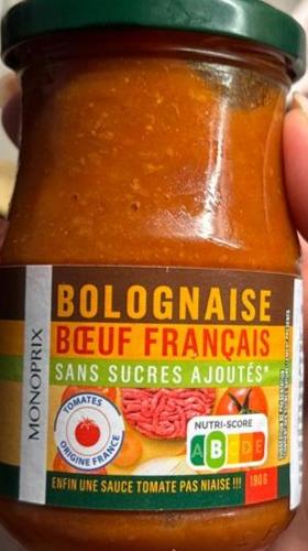 Fotografie - Bolognaise Monoprix