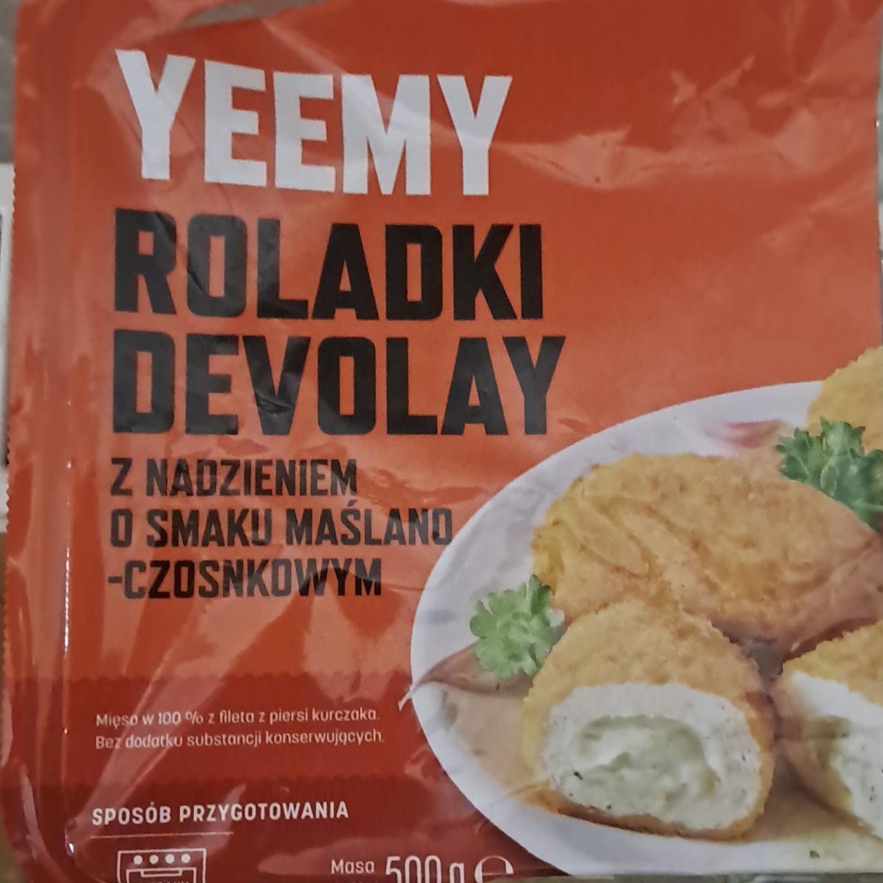 Fotografie - Roladki devolay z nadzieniem o smaku maślano czosnkowym Yeemy