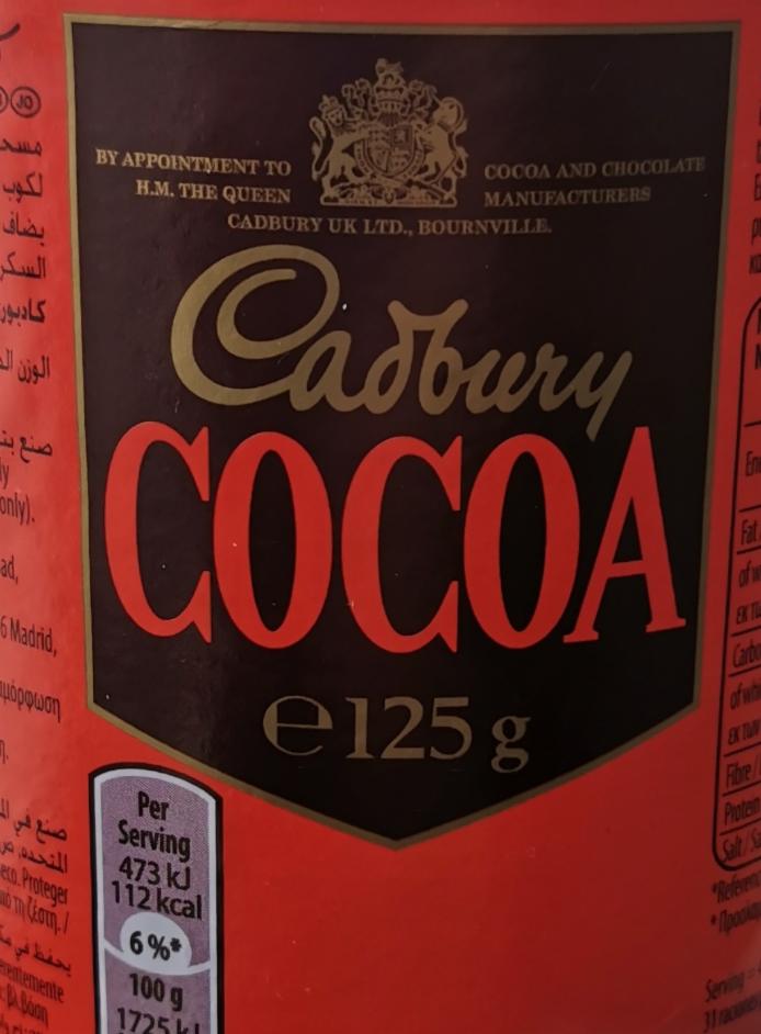 Fotografie - Cocoa Cadbury