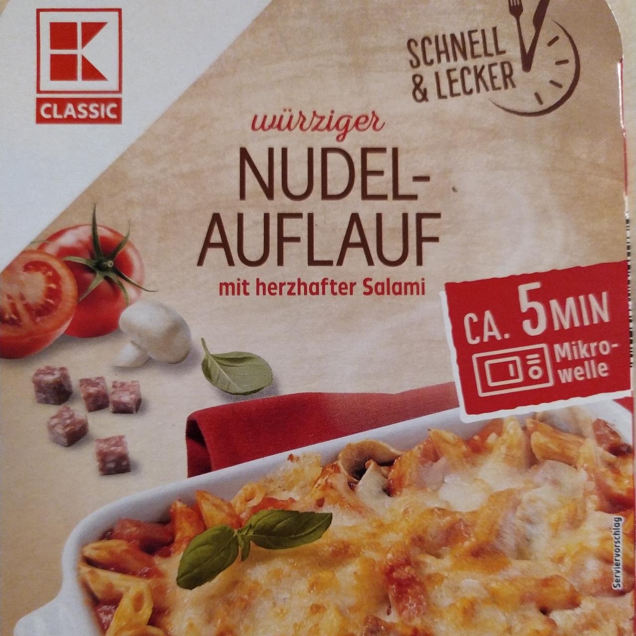 Fotografie - Nudle se salámem K-Classic