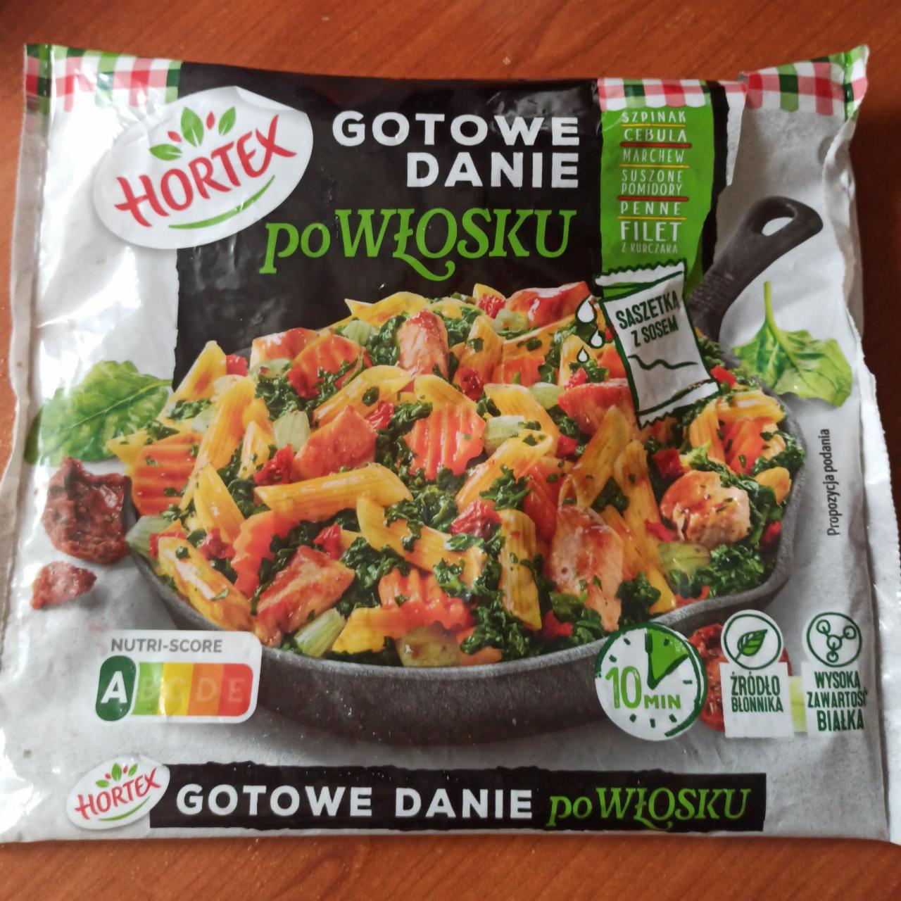 Fotografie - Gotowe danie po włosku Hortex