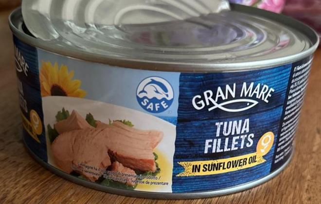 Fotografie - Tuna in sunflower oil Gran Mare
