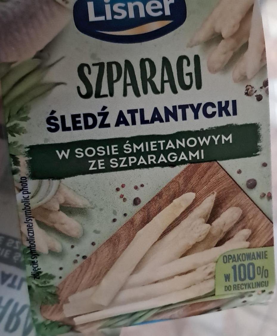 Fotografie - Szparagi śledź atlantycki w sosie śmietanowym ze szparagami Lisner
