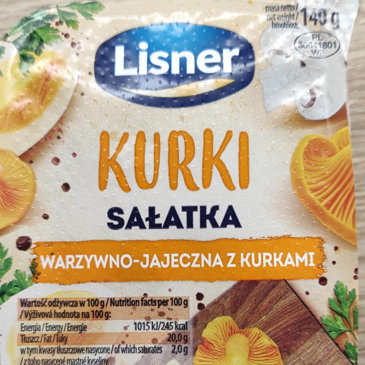 Fotografie - Kurki salatka warzywno jajeczna z kurkami Lisner