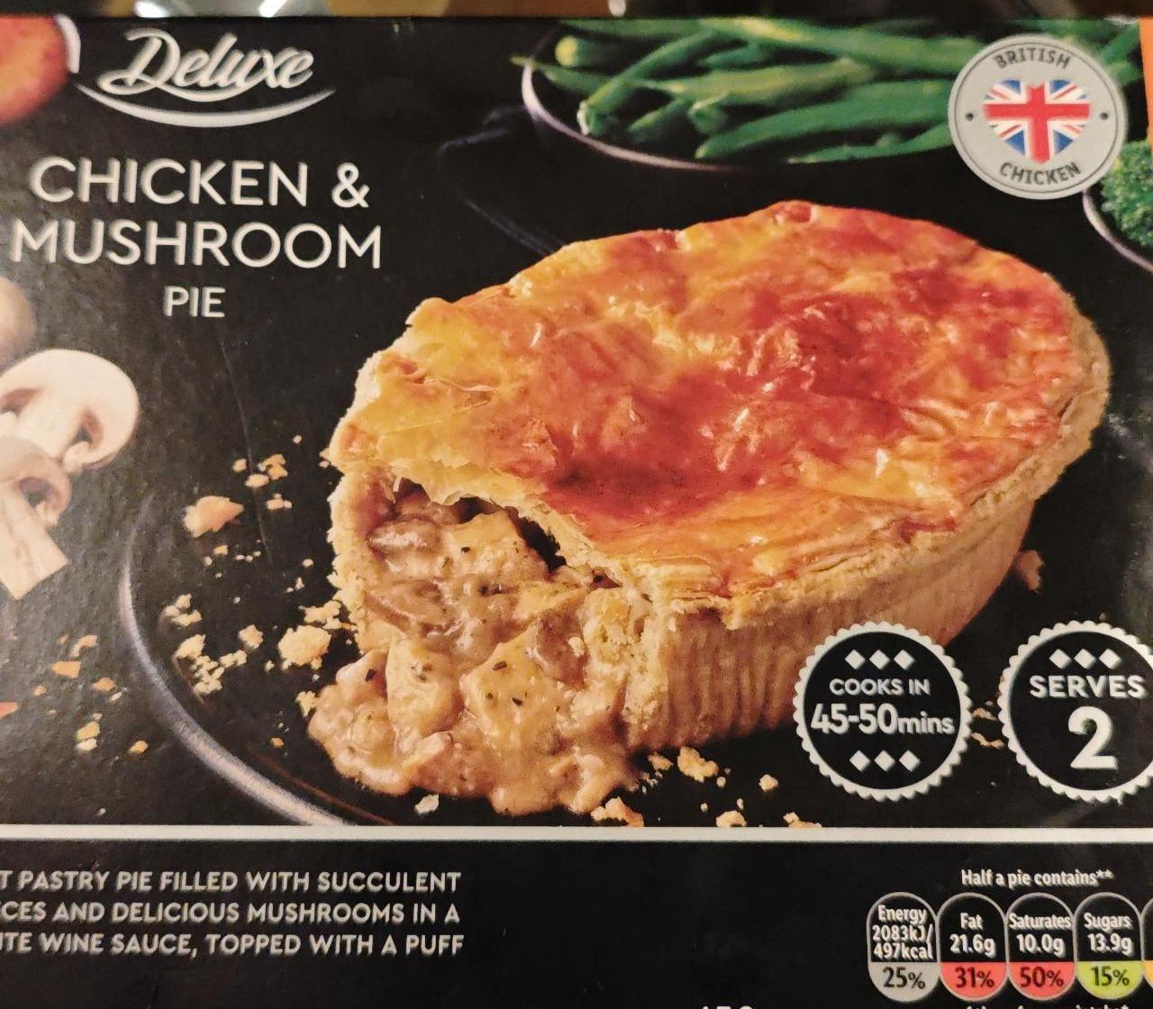 Fotografie - Chicken & mushroom pie Deluxe