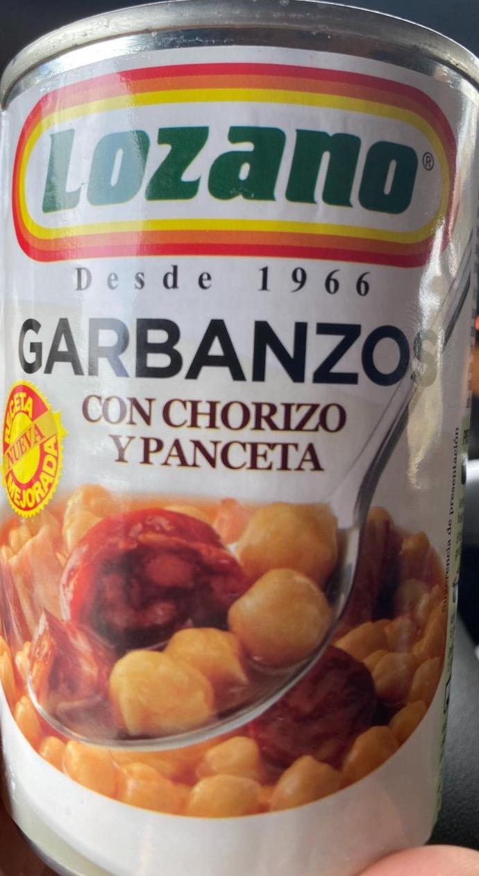 Fotografie - Carbanzos con chorito y pancetta Lozano