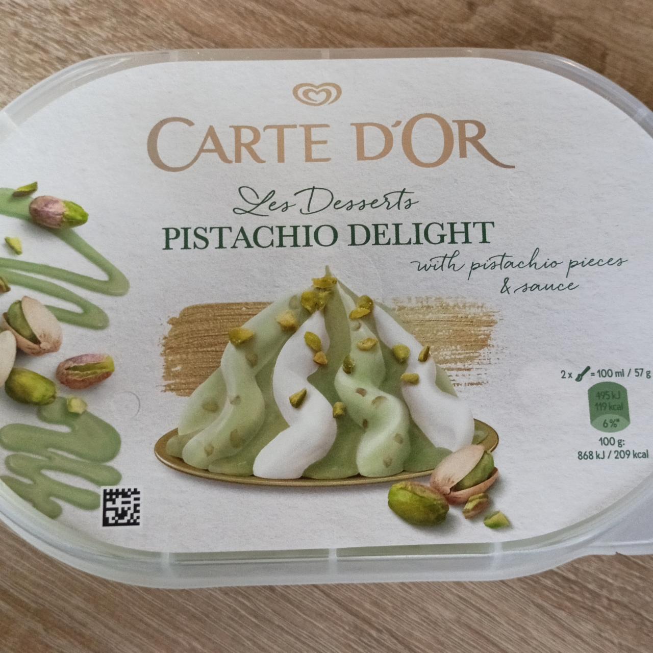Fotografie - Les desserts pistachio delight Carte d'Or