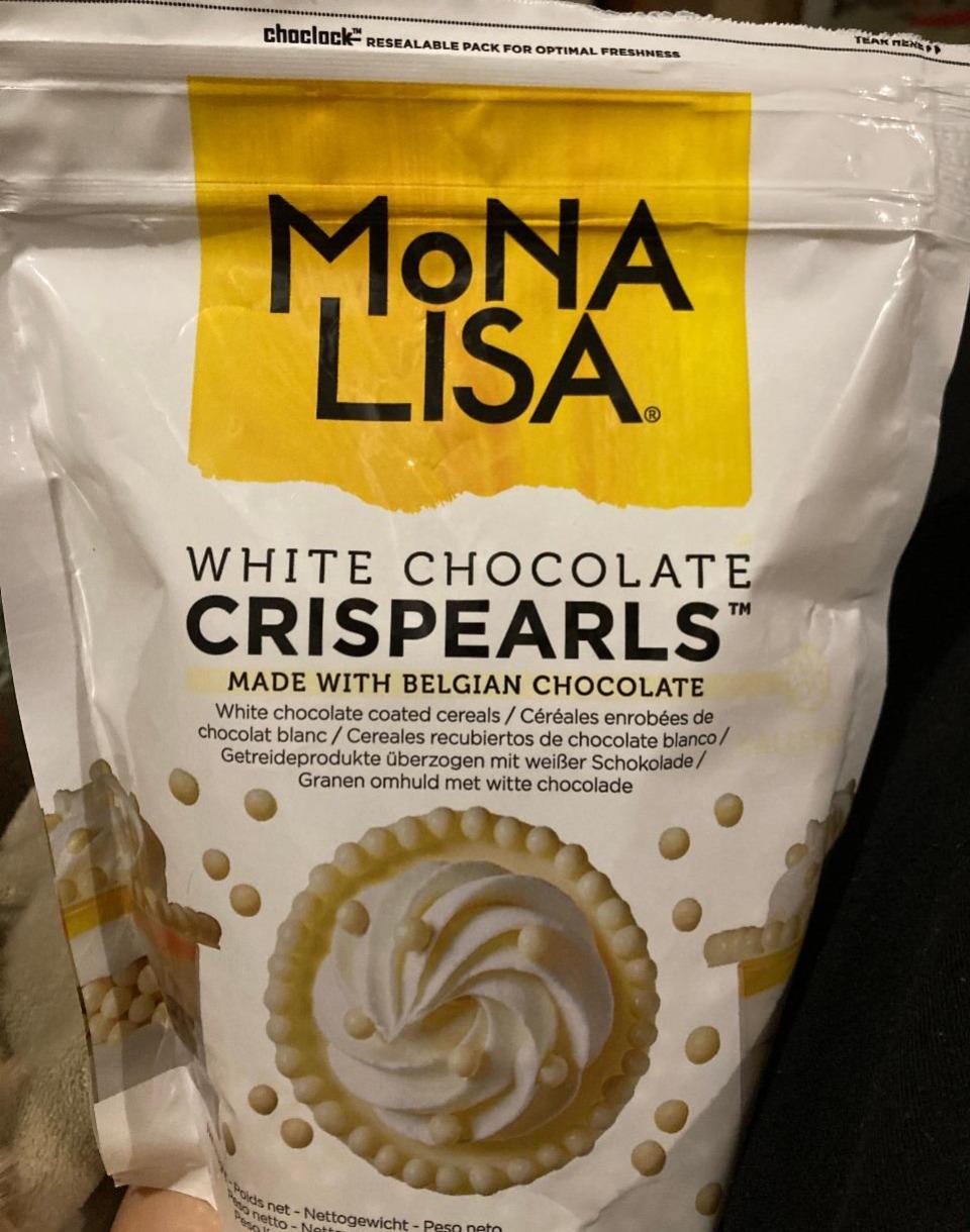 Fotografie - White chocolate crispearls Mona Lisa