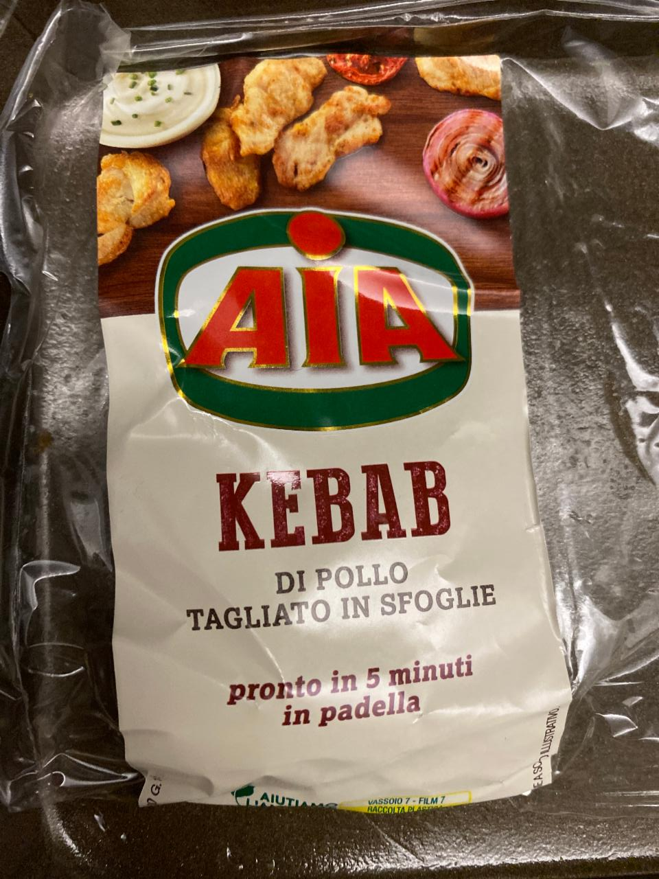 Fotografie - Kebab di Pollo Tagliato in Sfoglie Aia