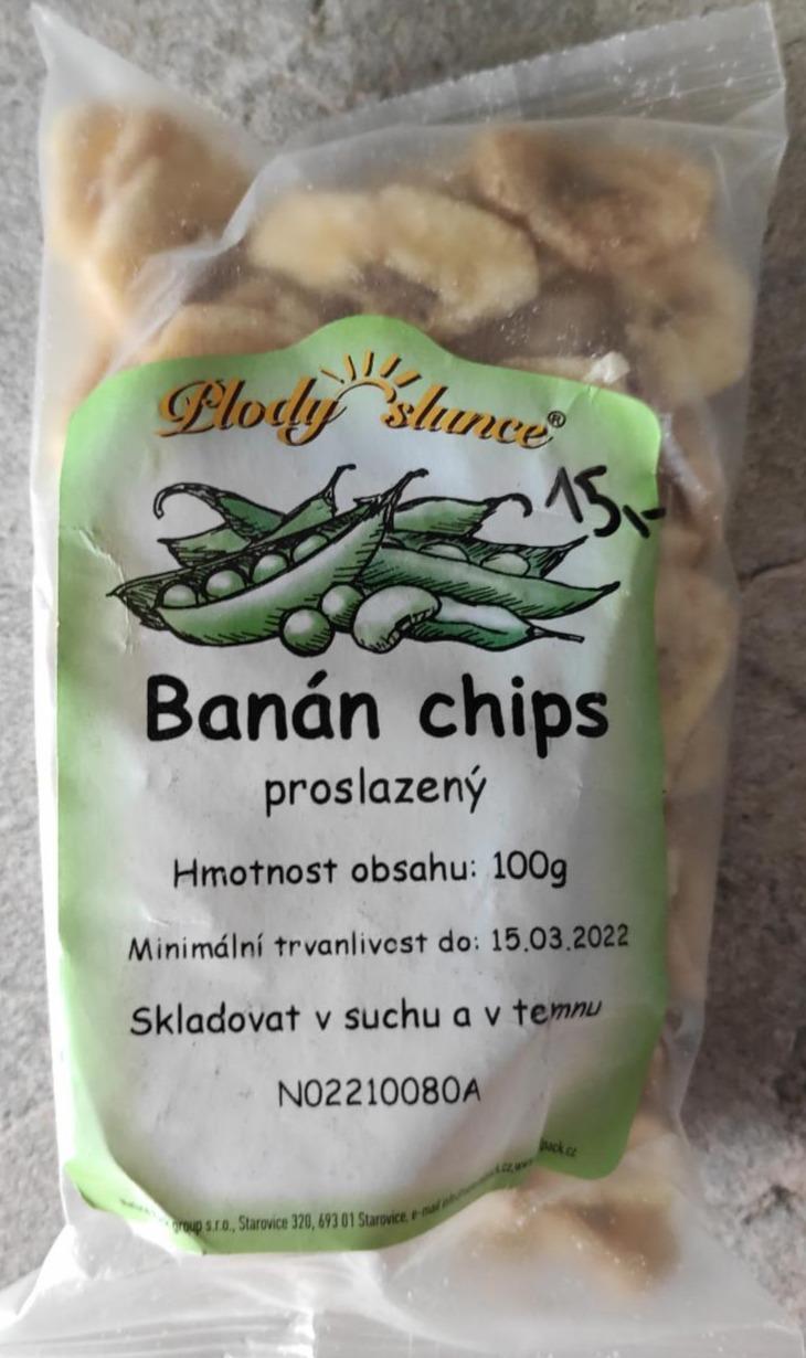 Fotografie - Banán chips proslazený Plody slunce