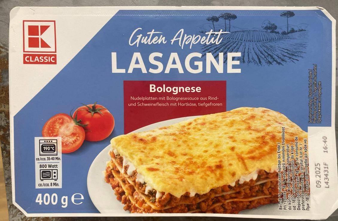 Fotografie - Lasagne bolognese K-Classic