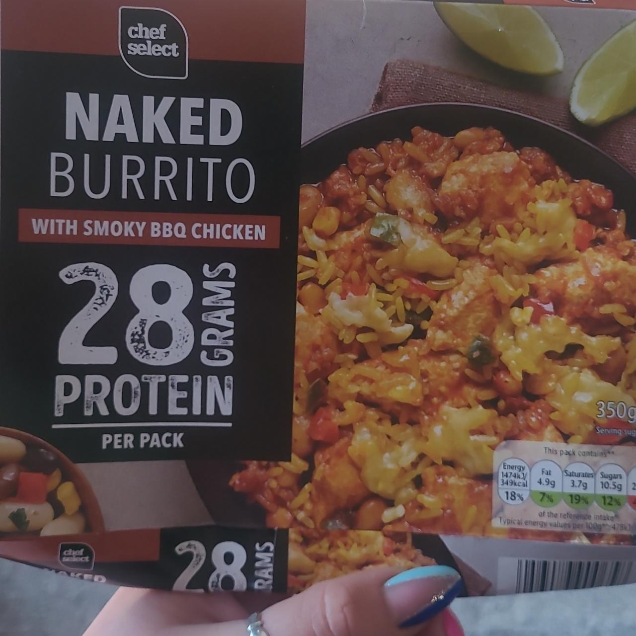Fotografie - Naked burrito with smoky BBQ chicken Chef Select