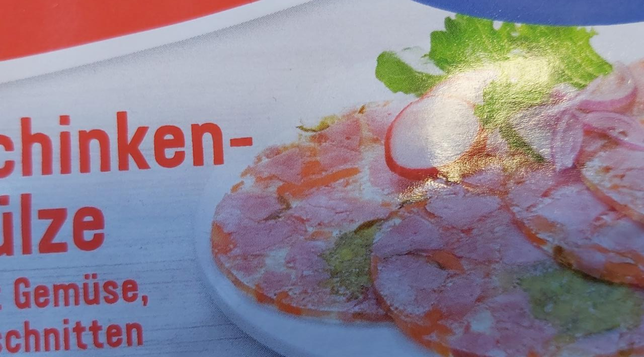 Fotografie - Schinkensülze mit Gemüse, geschnitten Jeden Tag