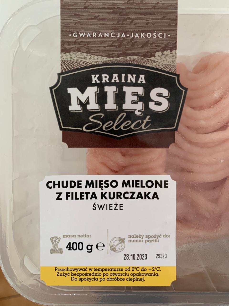 Fotografie - Chude mięso mielone z fileta kurczaka Kraina Mięs Select