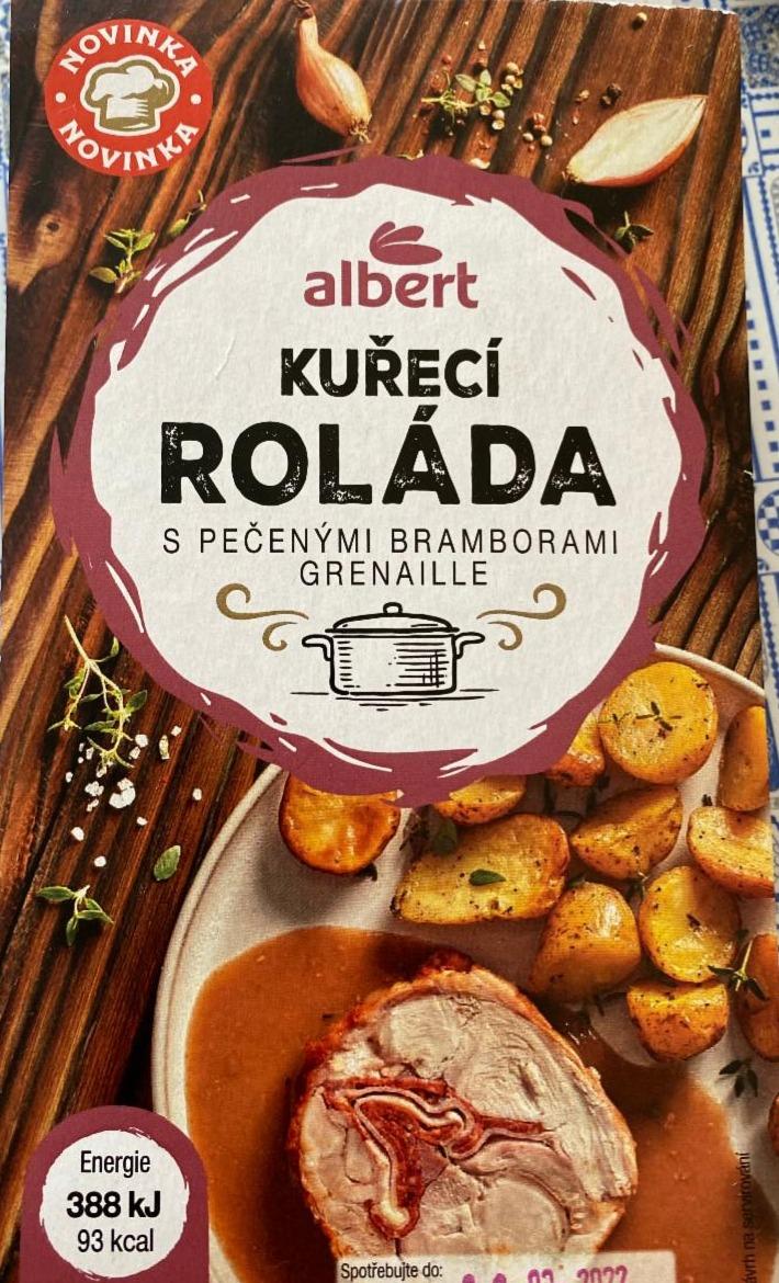 Fotografie - Kuřecí roláda s pečenými bramborami Grenaille Albert