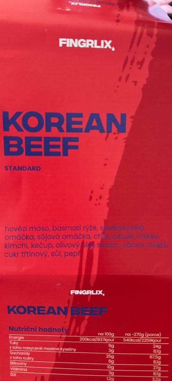 Fotografie - Korean beef Fingrlix