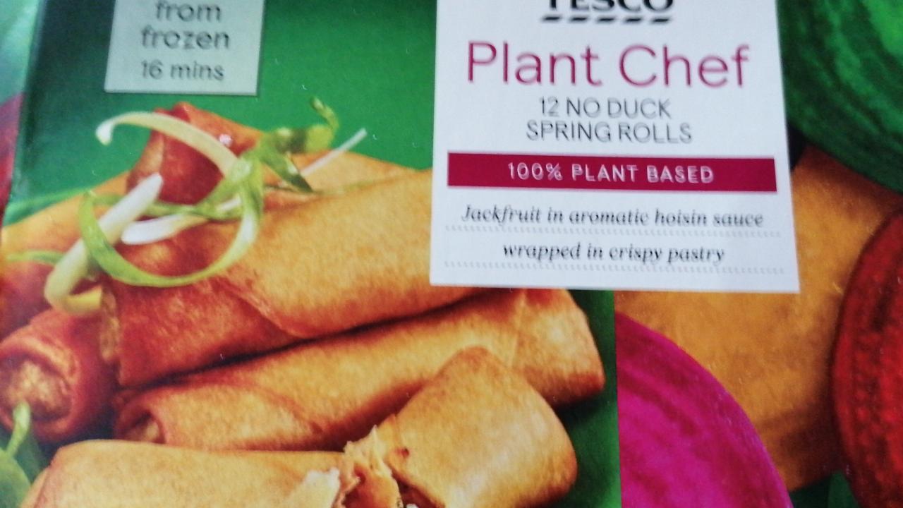 Fotografie - plant chef spring rolls Tesco