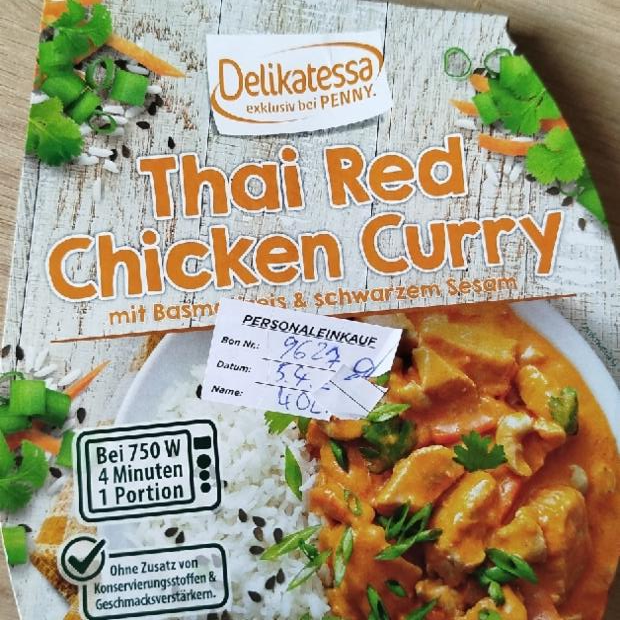 Fotografie - Thai red chicken curry Delikatessa