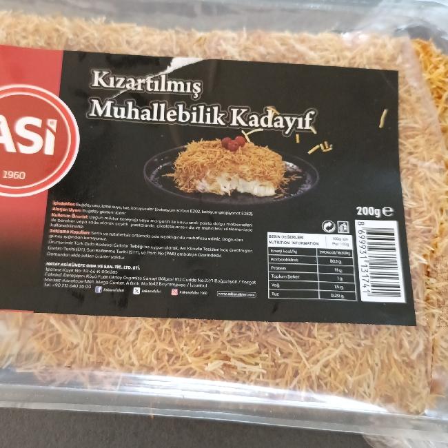Fotografie - Kızartılmış muhallebilik kadayıf Asi