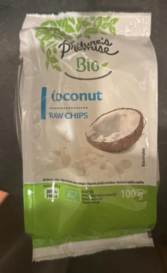 Fotografie - Coconut raw chips bio Nature's Promise