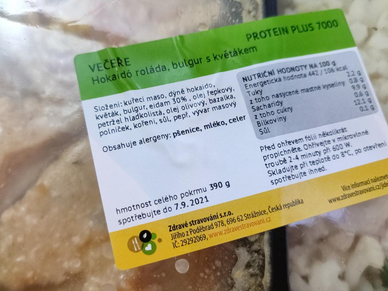Fotografie - Hokaidó roláda, bulgur s květákem Zdravé stravování