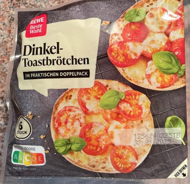 Fotografie - Dinkel toastbrötchen Rewe beste wahl