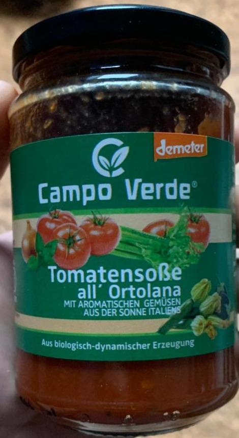 Fotografie - Tomatensoße all' Ortolana Campo Verde