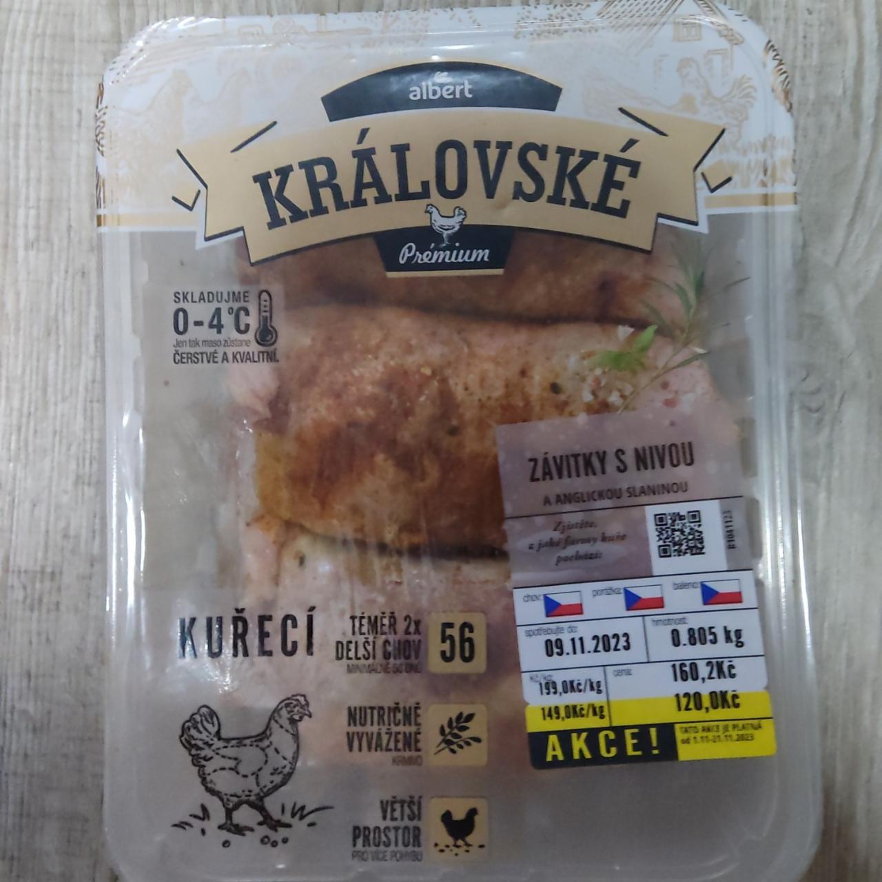 Fotografie - Královské kuřecí závitky s nivou a anglickou slaninou Albert