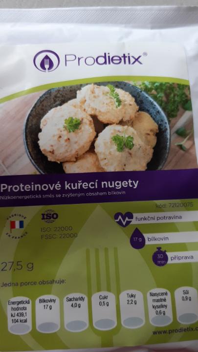 Fotografie - Proteinové kuřecí nugety Prodietix