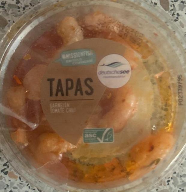 Fotografie - Tapas garnelen tomate chili deutschesee