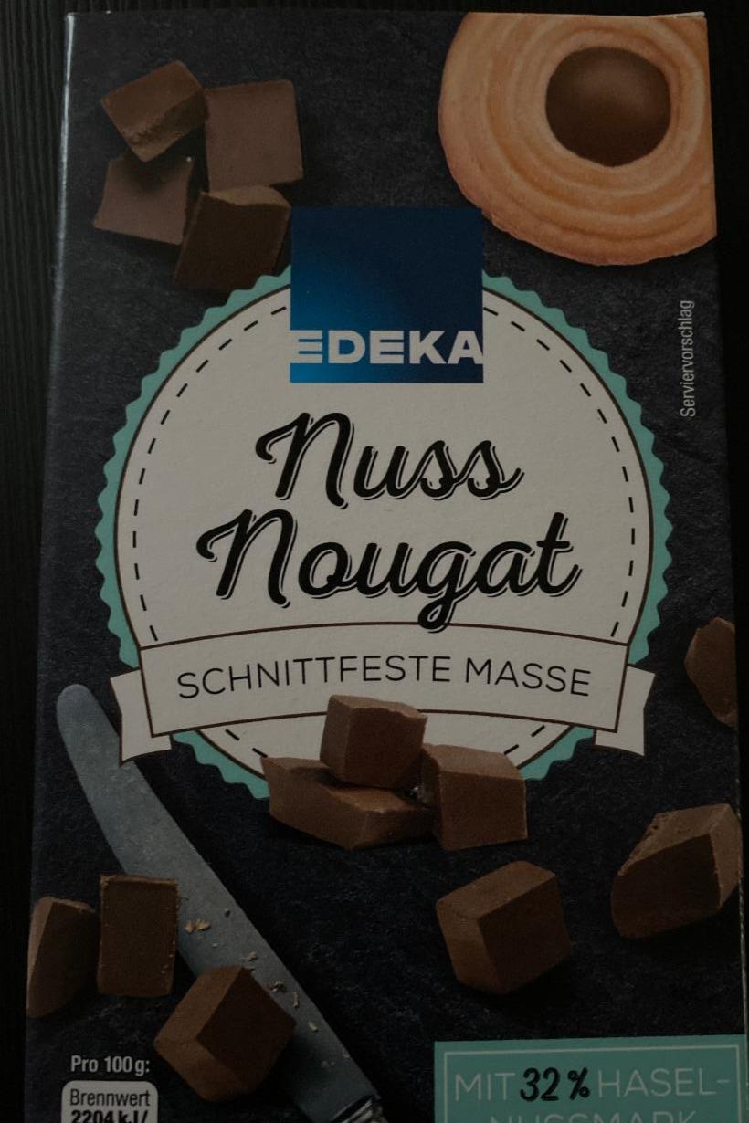 Fotografie - NussNougat schnittfeste Masse Edeka