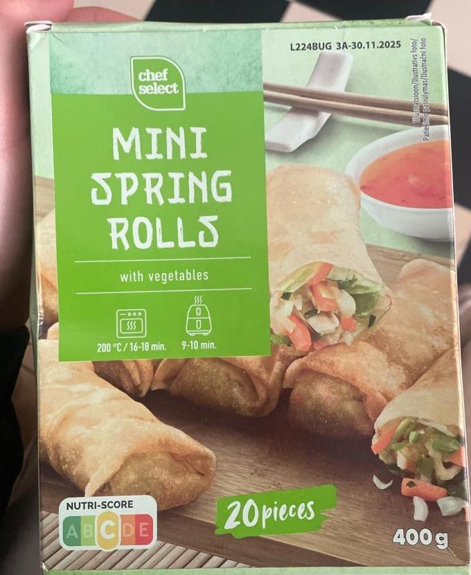 Fotografie - Mini spring rolls with vegetables Chef Select