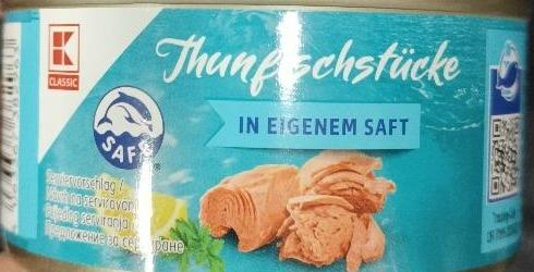Fotografie - Thunfischstücke in eigenem saft K-Classic