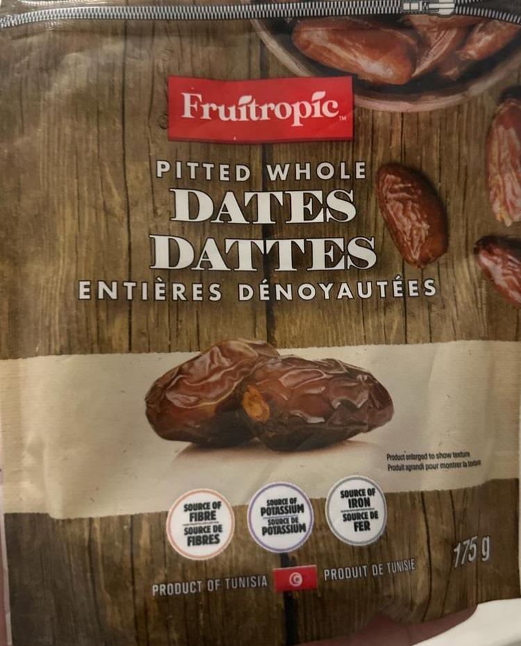Fotografie - Pitted whole dates Fruitropic