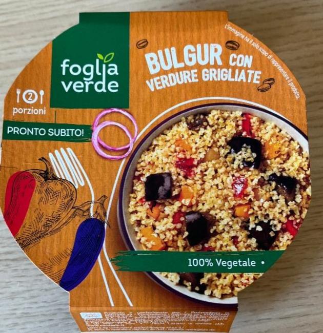 Fotografie - Bulgur con verdure grigliate Foglia verde